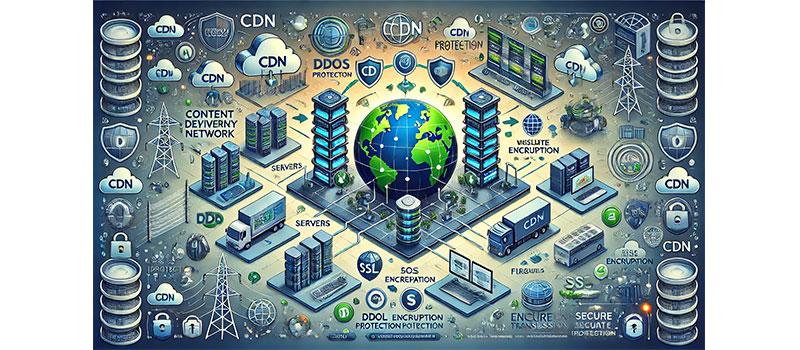 تاثیر CDN در بهبود امنیت وبسایت