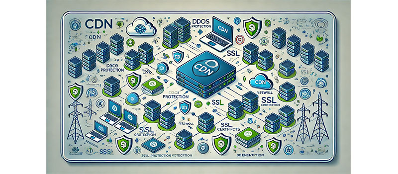 تاثیر CDN در بهبود امنیت وبسایت